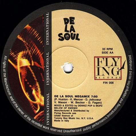 De La Soul - Tread Water Remix / De La Soul Megamix