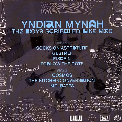 Yndian Mynah - The Boys Scribbled Like Mad Pink Vinyl Edition