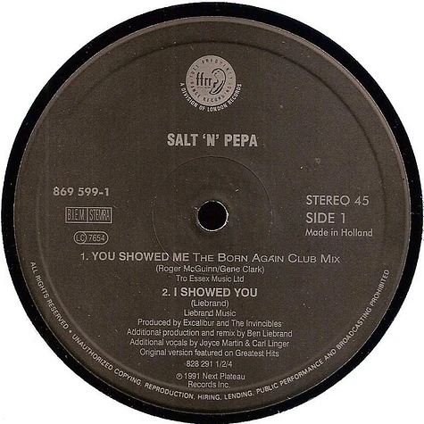 Salt 'N' Pepa - You Showed Me