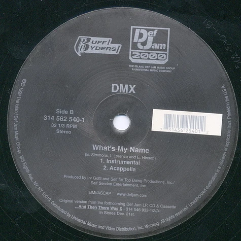 DMX - What's My Name
