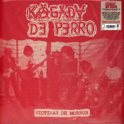 Kagada De Perro - Victimas De Horror Clear Red Vinyl Edition