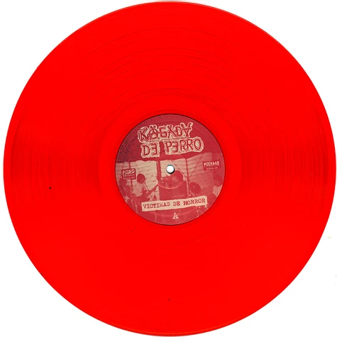 Kagada De Perro - Victimas De Horror Clear Red Vinyl Edition