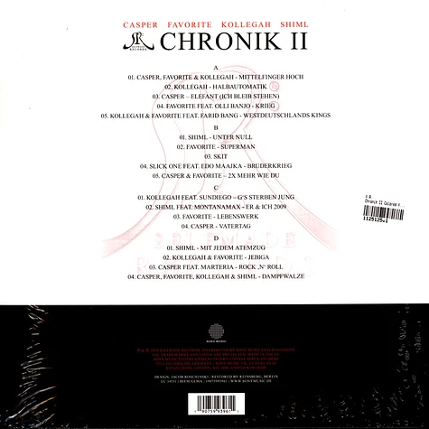 V.A. - Chronik II Colored Vinyl Edition