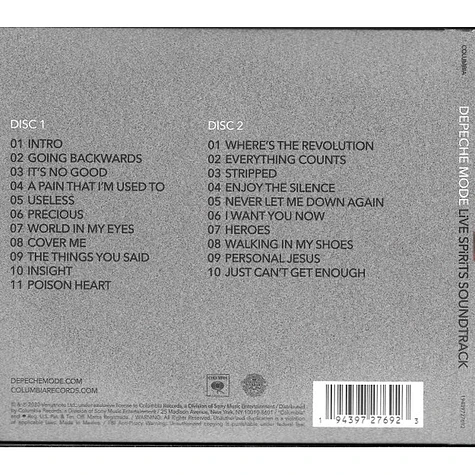 Depeche Mode - Live Spirits Soundtrack