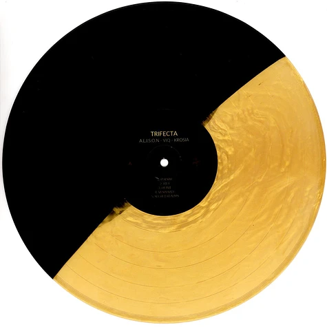 A.L.I.S.O.N, Viq, Krosia - Trifecta Gold / Black Split Vinyl Edition