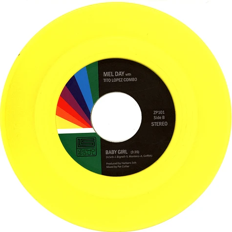 Mel Day With Tito Lopez Combo - Everyday I Try / Baby Girl Yellow Vinyl