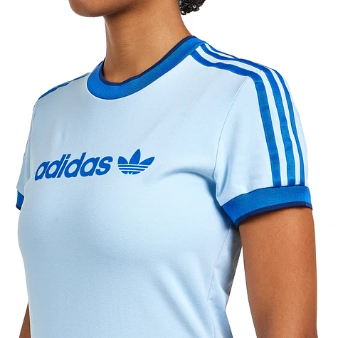 adidas - Graphic Badge Slim 3-Stripe Tee