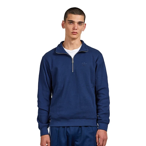 adidas - Trefoil Essentials Waffle 1/2 Zip