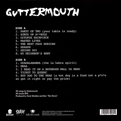 Guttermouth - Eat Your Face