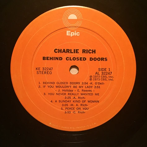 Charlie Rich - Behind Closed Doors