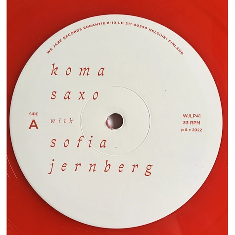 Koma Saxo With Sofia Jernberg - Koma West