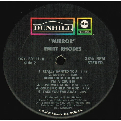 Emitt Rhodes - Mirror