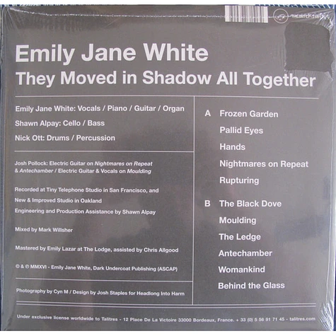 Emily Jane White - They Moved In Shadow All Together