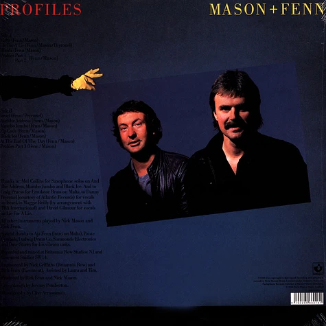 Nick Mason & Rick Fenn - Profiles