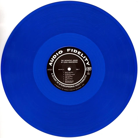 Louis Armstrong - The Definitive Album By Louis Armstrong Blue Vinyl Edition