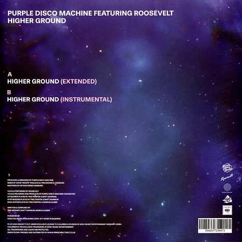 Purple Disco Machine Feat. Roosevelt - Higher Ground