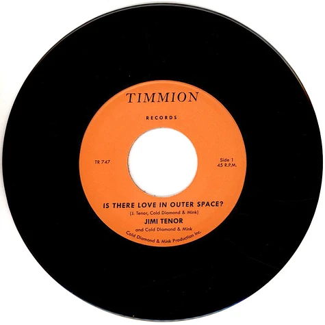 Jimi & Cold Diamond & Mink Tenor - Is There Love In Outer Space? Black Vinyl Edition