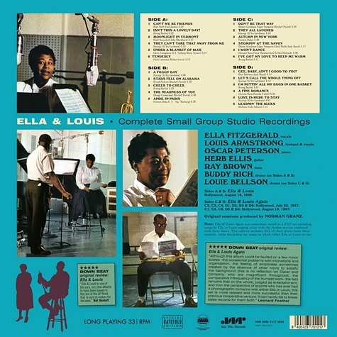 Ella Fitzgerald & Loius Armstrong - Ella & Louis - Complete Small Group Studio Recordings