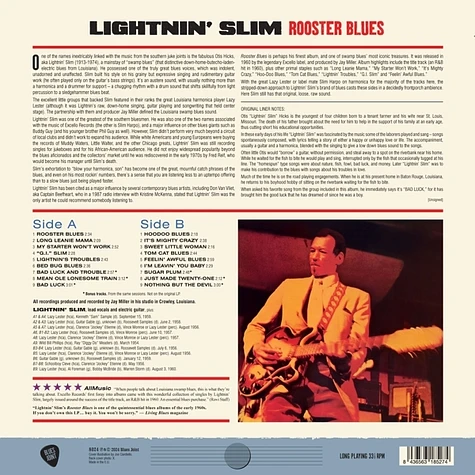 Lightnin' Slim - Rooster Blues Vinyl Edition