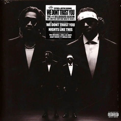 Future & Metro Boomin - We Still Don't Trust You Alternate Cover Opaque White Vinyl Edition