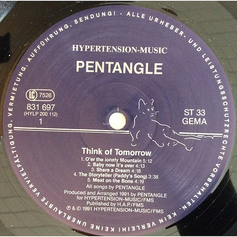 Pentangle - Think Of Tomorrow