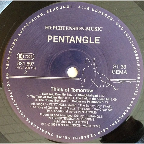 Pentangle - Think Of Tomorrow