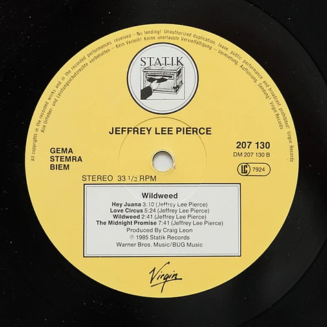 Jeffrey Lee Pierce - Wildweed