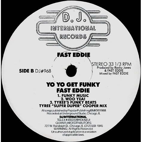 "Fast" Eddie Smith - Yo Yo Get Funky
