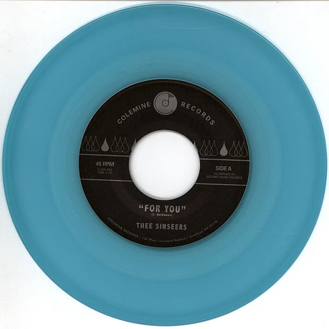 Thee Sinseers - For You / Si Lloraras Blue Vinyl Edition