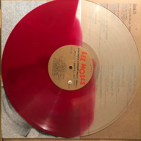 Lee Moses - How Much Longer Must I Wait? Singles & Rarities 1965-1972 Red Transparent Split Vinyl Edition