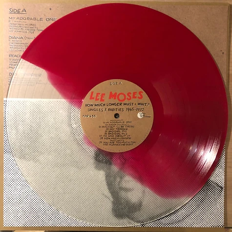 Lee Moses - How Much Longer Must I Wait? Singles & Rarities 1965-1972 Red Transparent Split Vinyl Edition