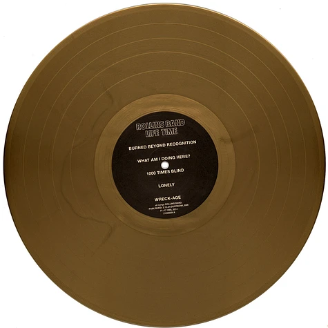 Rollins Band - Life Time Metallic Gold Vinyl Edition