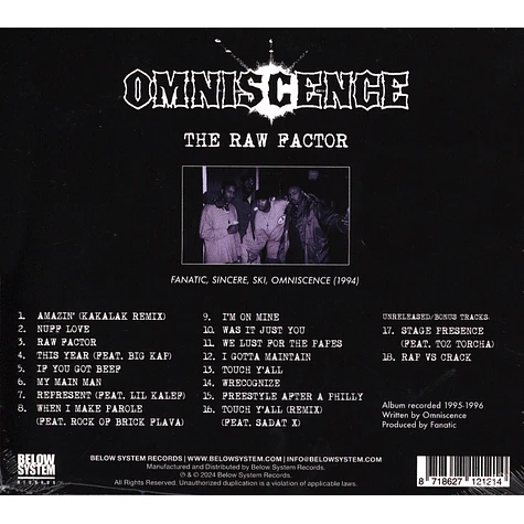 Omniscence - The Raw Factor