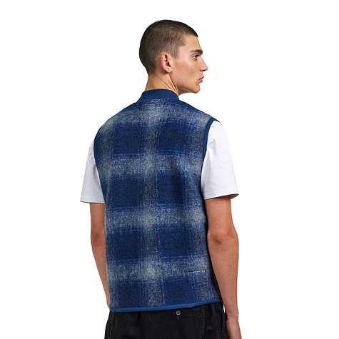 Universal Works - Checkered Zip Waistcoat