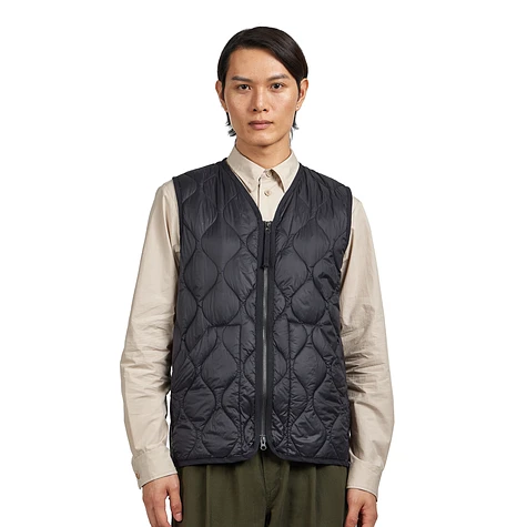 TAION - Military V Neck W-Zip Down Vest (Soft Shell)