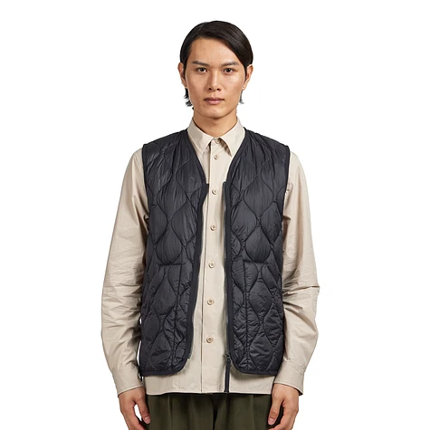 TAION - Military V Neck W-Zip Down Vest (Soft Shell)