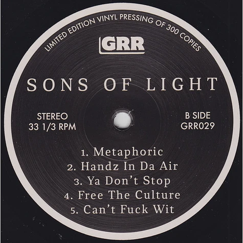 Sons Of Light - Sons Of Light