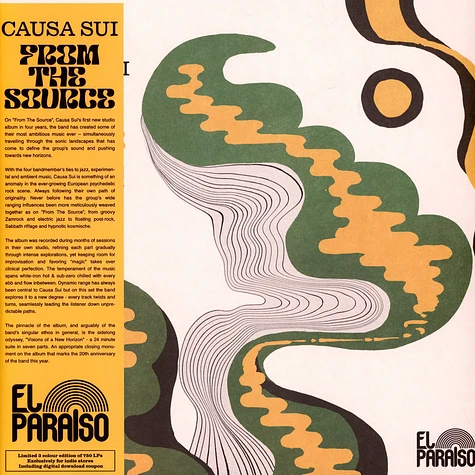 Causa Sui - From The Source Yellow-Green With White Splatter Vinyl Ediiton