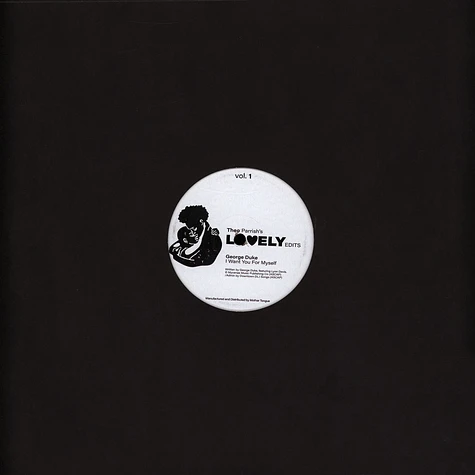 Theo Parrish - Lovely Edits Volume 1