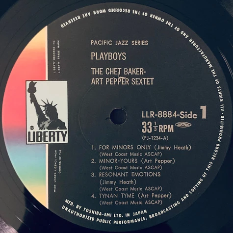 Chet Baker & Art Pepper - Playboys