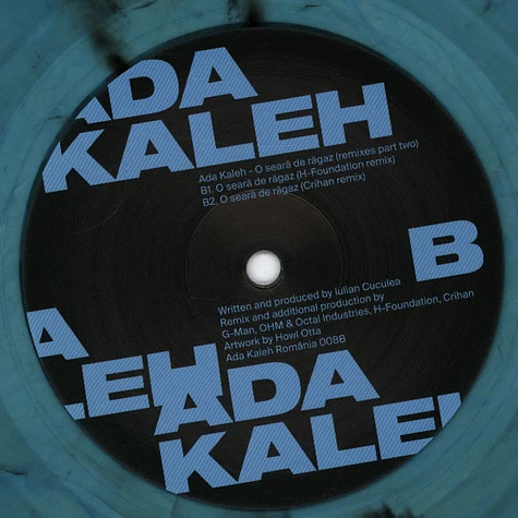 Ada Kaleh - O Seara De Ragaz Ep Part Two Colored Vinyl Edition