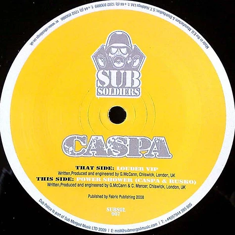 Caspa - Louder (VIP) / Power Shower