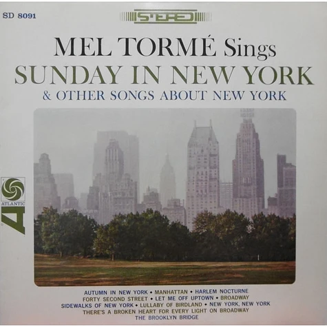 Mel Tormé - Sings Sunday In New York And Other Songs About New York