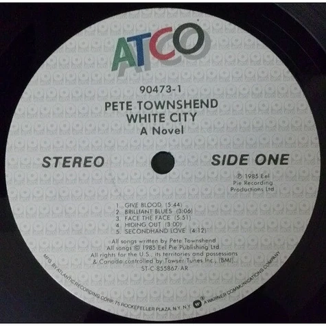 Pete Townshend - White City (A Novel)