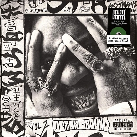 Denzel Curry - King Of The Mischievous South Volume II HHV Germany Exclusive Neon Green Vinyl Edition