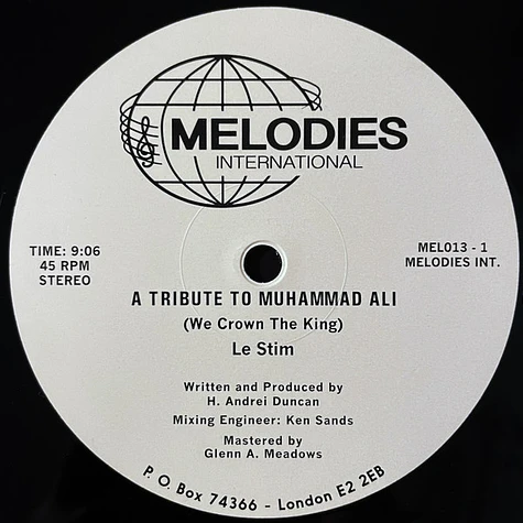 Le Stim - A Tribute To Muhammad Ali (We Crown The King)