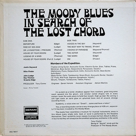 The Moody Blues - In Search Of The Lost Chord