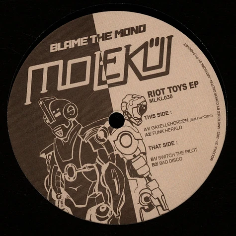 Blame The Mono - Riot Toys EP