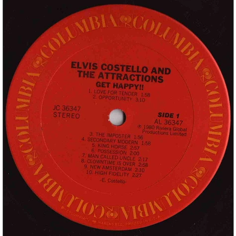 Elvis Costello & The Attractions - Get Happy!!