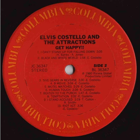 Elvis Costello & The Attractions - Get Happy!!